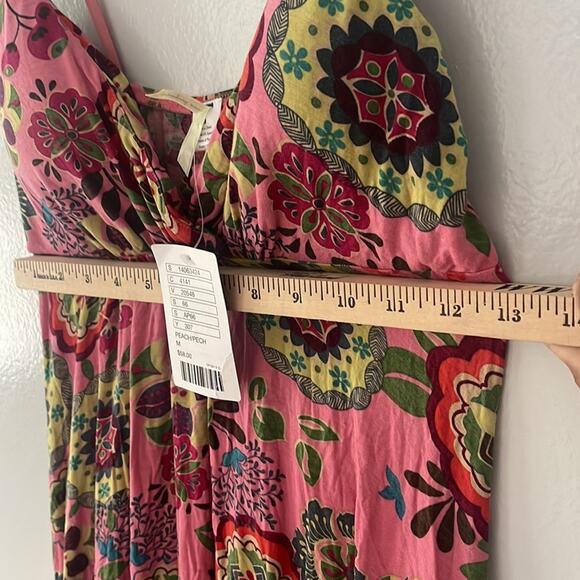 Anthropologie Spaghetti Strap Floral Dress Size Medium Brand New With Ta… - Picture 7 of 9